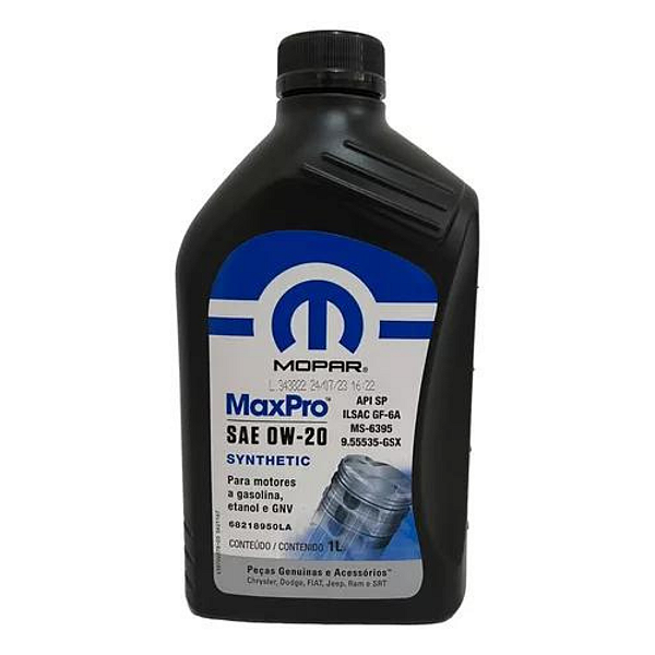 ÓLEO DE MOTOR SINTÉTICO 0W20 MAXPRO FIAT K68218950LA