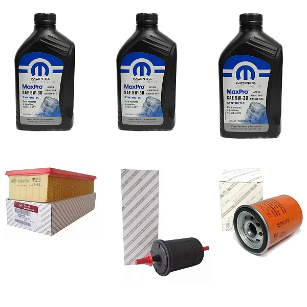 KIT DE REVISÃO ÓLEO E FILTROS MOTOR FIRE EVO