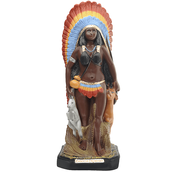 Imagem Cabocla Jurema Caçadora de 20cm