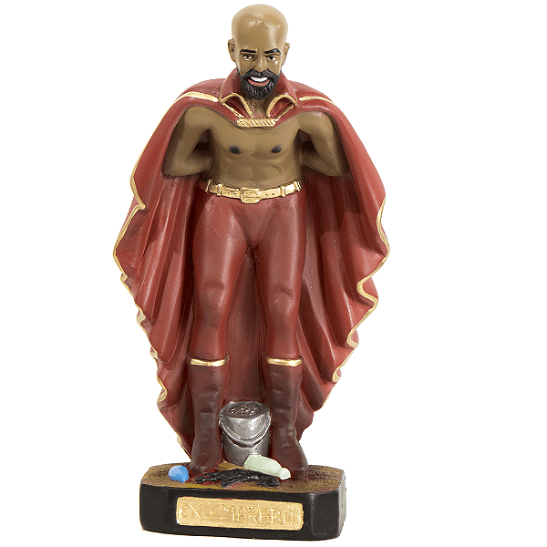 Imagem Exú Marabô Capa Vermelha de 20cm