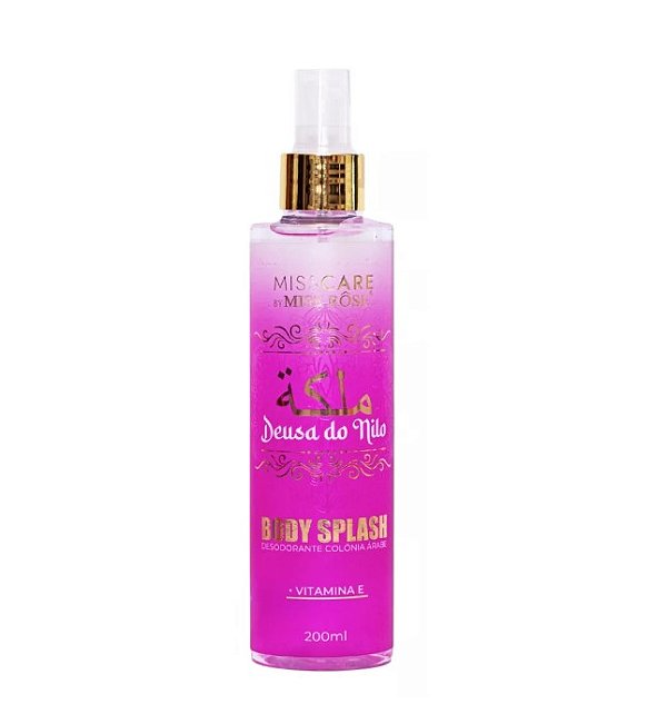 Body Splash Desodorante Colonia Árabe Miss Rose - Deusa do Nilo