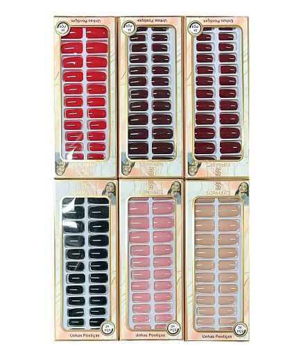 Unhas Postiças C/12 Unid - Sabrina Sato (SP1242)