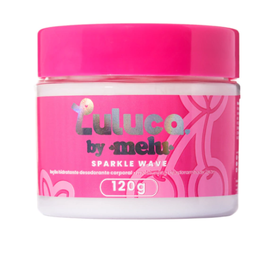 Loção Hidratante Desodorante Corporal Sparkle Wave Wild Cherry Luluca - Melu Ruby Rose