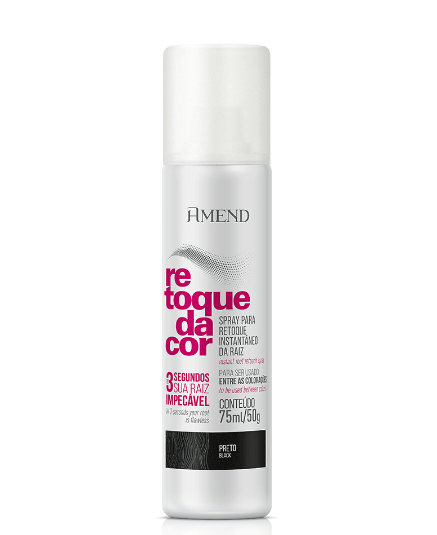 Spray Amend Retoque da Cor Preto 75ml
