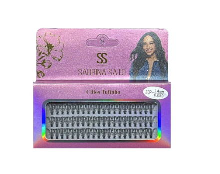 Cílios Tufinho 0.08D 14mm C/60 Unid - Sabrina Sato