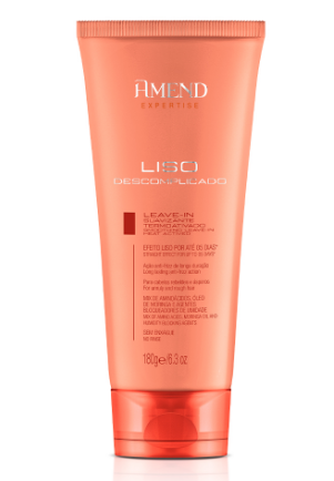 Leave-in Suavizante com Proteção Térmica Amend Expertise Liso Descomplicado 180g