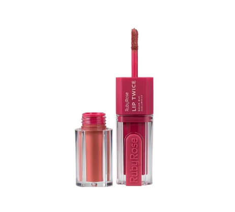Batom Duo Lip Twice - Lt20 Ruby Rose