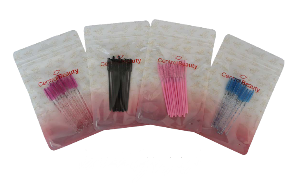 Pincel para Cilios descartaveis Kit com 12 pcs