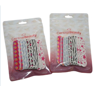 Lixa para unhas Estampada kit com 10 un