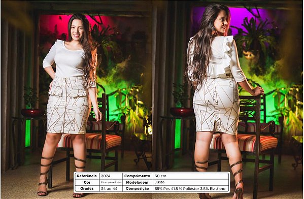 2024 SAIA SARJA JUSTA ESTAMPADA 50CM