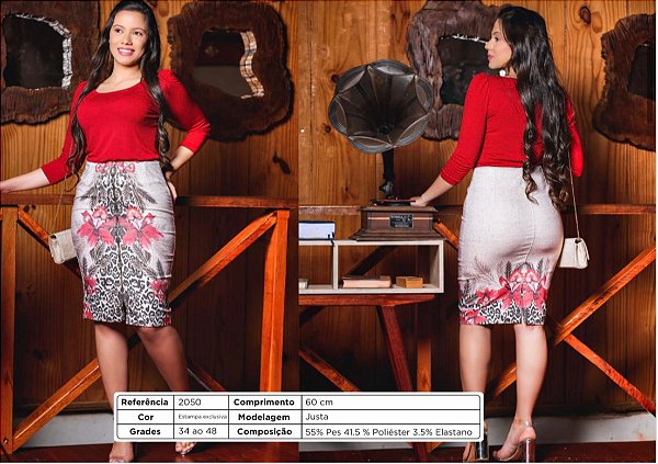 2050 SAIA ESTAMPA EXCLUSIVA JUSTA 60CM