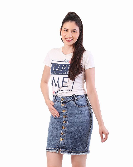 260133 SAIA JEANS BOTÕES 50CM