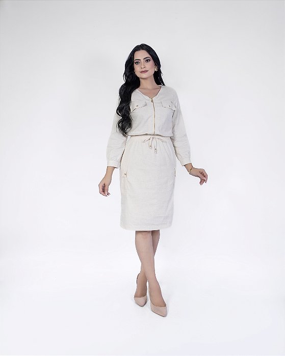 260223 VESTIDO CONFORT LINHO