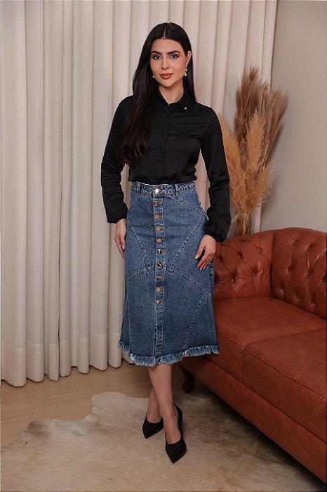 SAIA VECCHI JEANS MODA EVANGÉLICA EXCLUSIVA(260147) SAIA JEANS 75CM