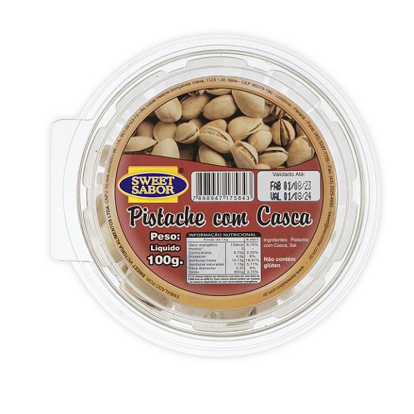 Pistache Com Casca 100g