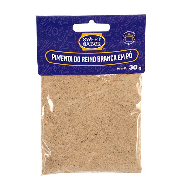 Pimenta do Reino Branca 30g
