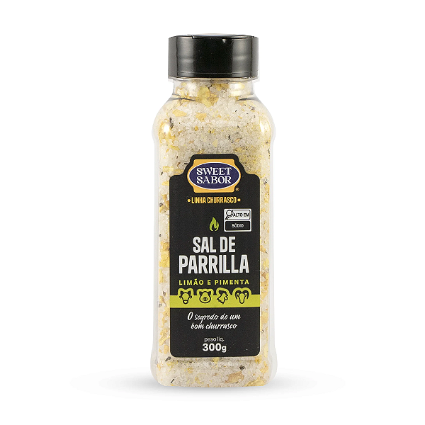 Sal Parrilla Com Limão e Pimenta 300g
