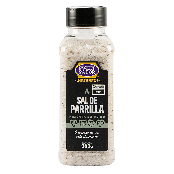 Sal Parrilla Pimenta do Reino 300g