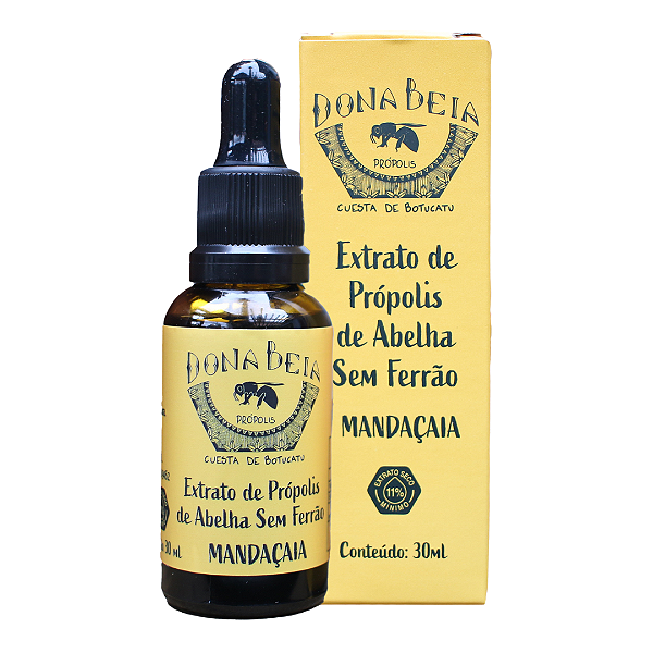 Extrato de Própolis de Mandaçaia 30ml