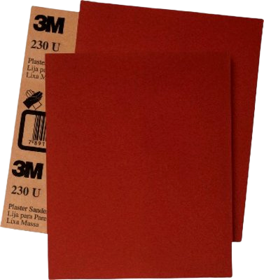 KIT COM 16 Lixas Folha Madeira Grão 60 -  3M