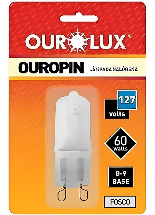 LÂMPADA HALÓGENA 127V 60W G9