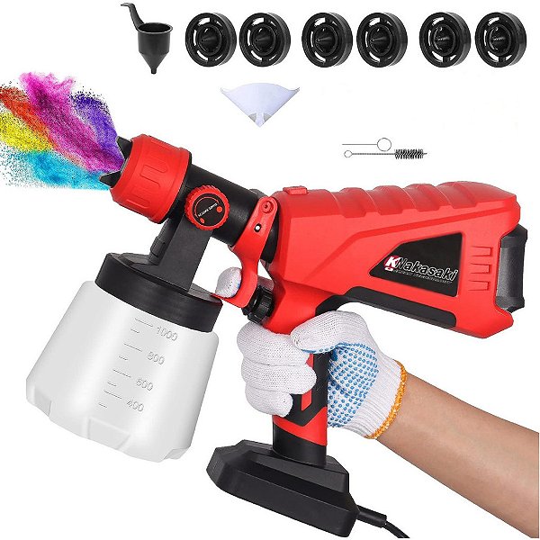 Pistola Pintura Elétrica 800W Pulverizador Profissional