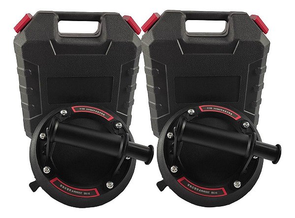 Ventosa Profissional Sucção Vácuo Porcelanato Vidro 2 Peças