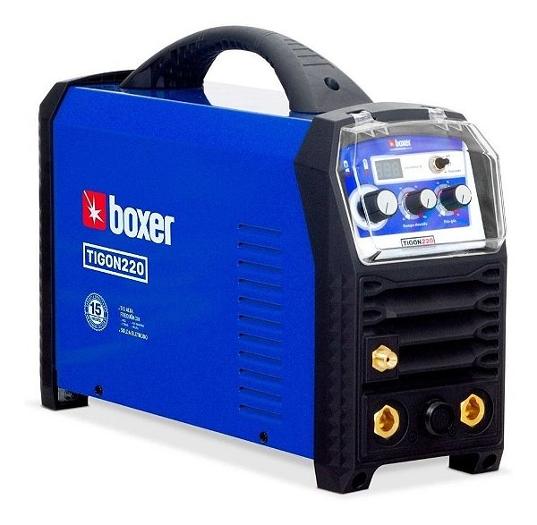 Máquina De Solda Inverter Boxer Tigon 220 Azul 220v
