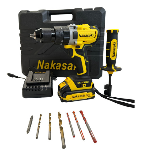 Parafusadeira Furadeira De Impacto 36v Mandril 13mm Brushels