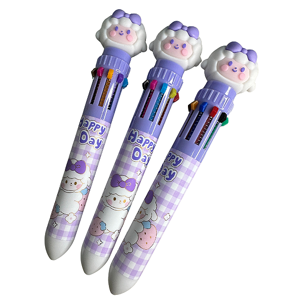 Caneta 10 Pontas Ovelhinha