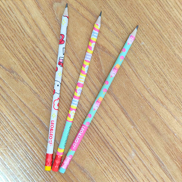 Lápis Hb Com Borracha Picolé - LEO E LEO