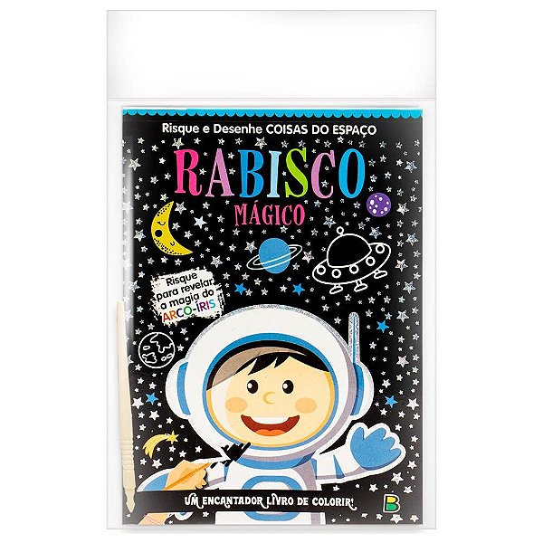 Livro para colorir - Rabisco Mágico: Coisas do Espaço