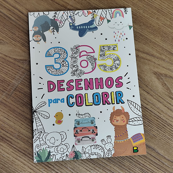 Livro 365 Desenhos para colorir