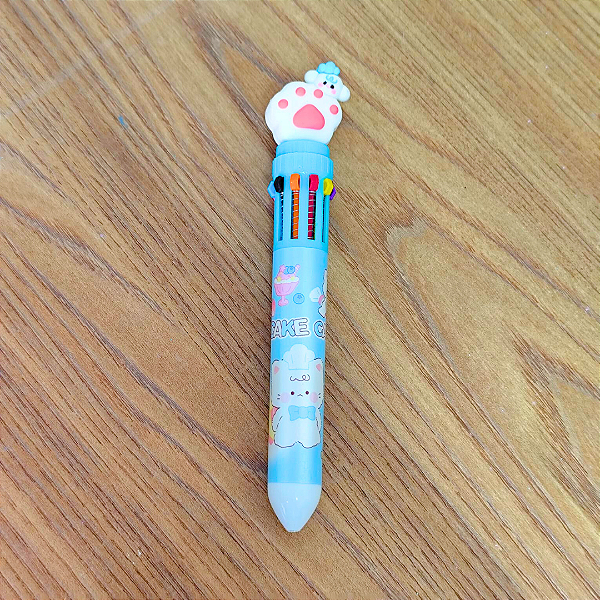 Caneta 10 cores Patinha