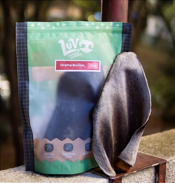 Mastigável Orelha Bovina 130g - Luv
