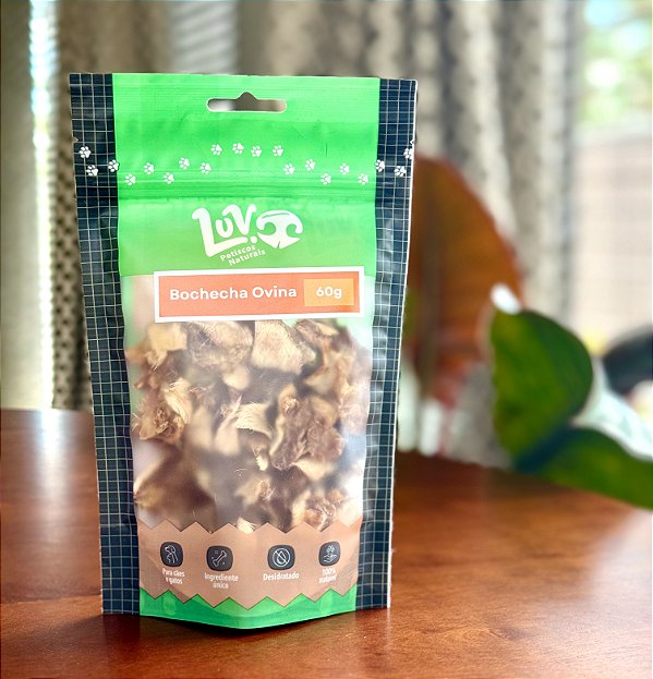 Petisco Bochecha Ovina 60g - Luv