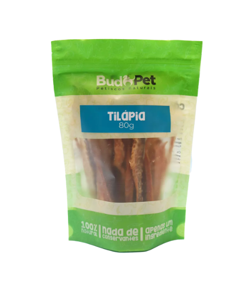Petisco Tilápia - 80g - Budopet