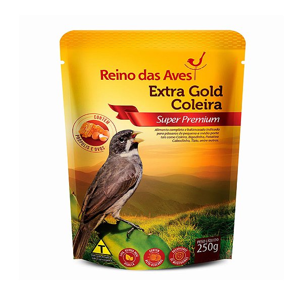 Reino das Aves Extra Gold Coleira 250 G