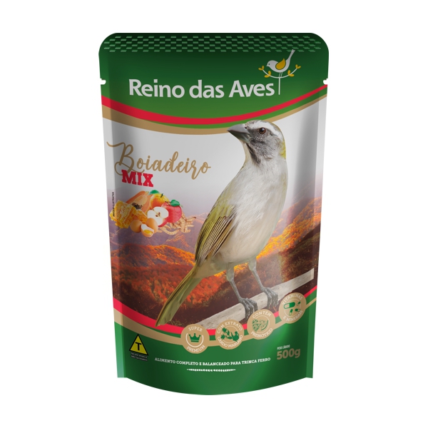 Reino das Aves Boiadeiro Mix Super Premium 500 G