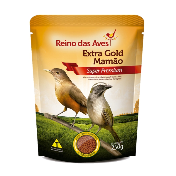 Reino das Aves Extra Gold Mamão 250 G