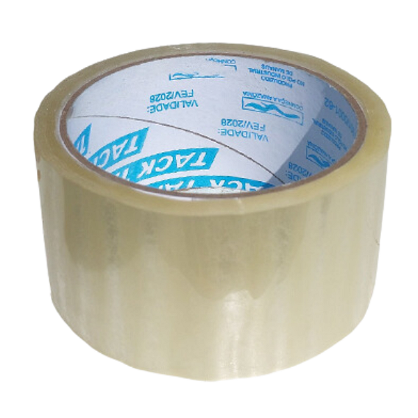 FITA ADESIVA TRANSPARENTE PP 48MMX45M TACK TAPE