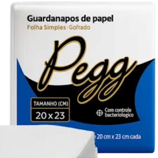 GUARDANAPO FS 20X23CM C/ 50FLS PEGG