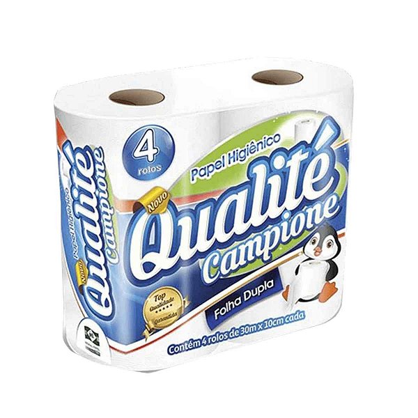 PAPEL HIGIENICO F.DUPLA 30M C/4RLS QUALITE