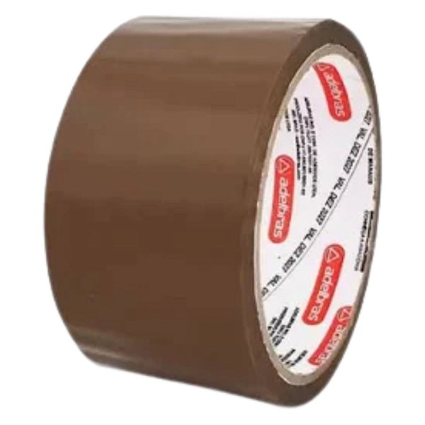 FITA ADESIVA MARROM PP 48MMX40M ADELBRAS