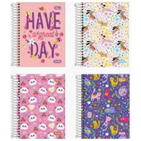 AGENDA 2026 ESPIRAL 117X164 160FLS FEMININA SORTIDA PEPPER TILIBRA