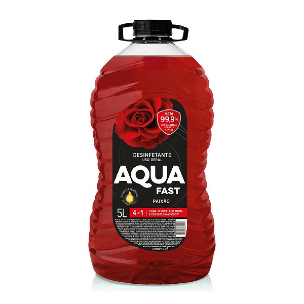 DESINFETANTE 5L PAIXAO AQUAFAST