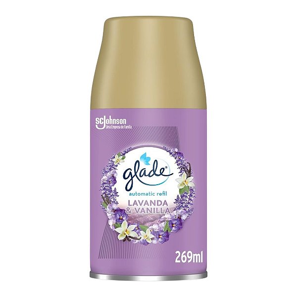 REFIL ODORIZADOR AUTOMATICO 260ML LAVANDA E VANILLA GLADE