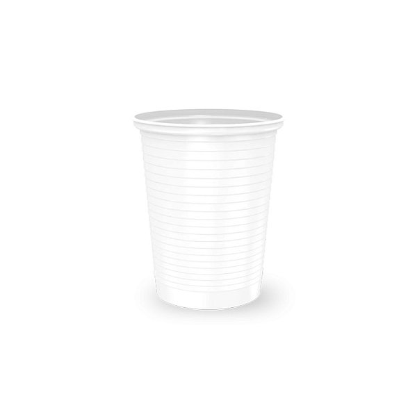 COPO PLASTICO CAFE 80ML BRANCO C/ 100 MINAPLAST
