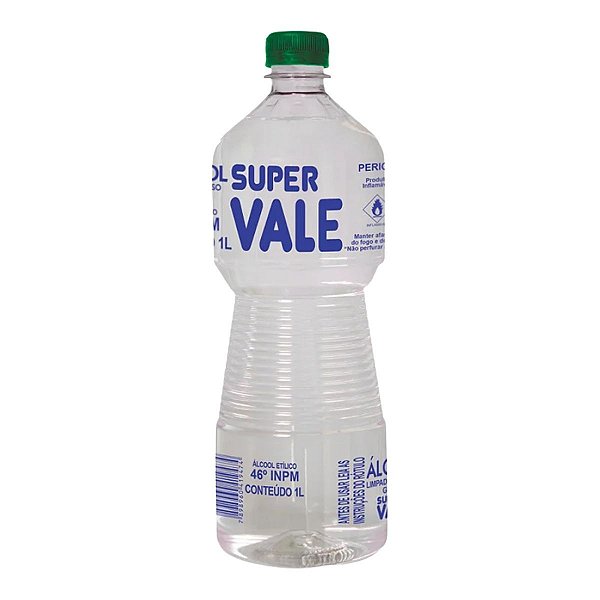 ALCOOL LIQUIDO 46.8º 1L SUPER VALE