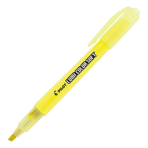 CANETA MARCA TEXTO AMARELA PILOT